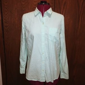 Light Teal Button Down